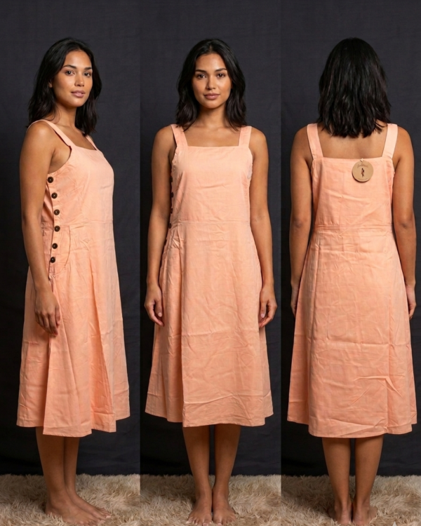 Clara Side-Button Dress