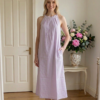 The High-Neck Flowy Halter