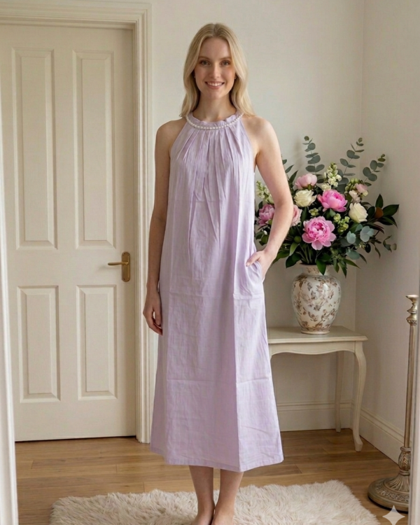 The High-Neck Flowy Halter